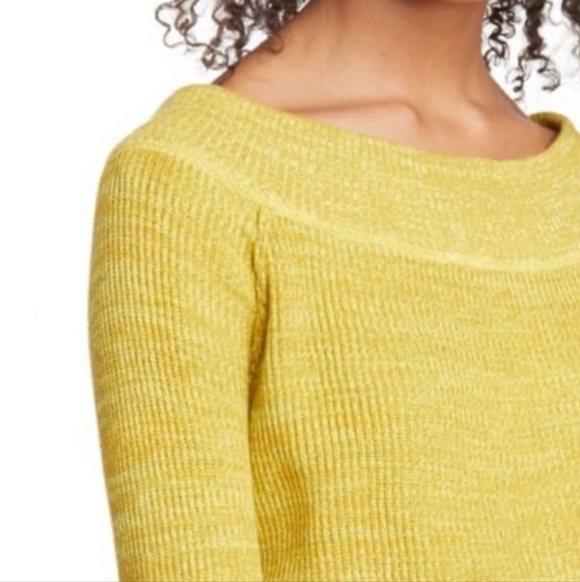 EUC FREE PEOPLE SUGAR RUSH OFF THE SHOULDER SWEATER SZ MED - Picture 14 of 15